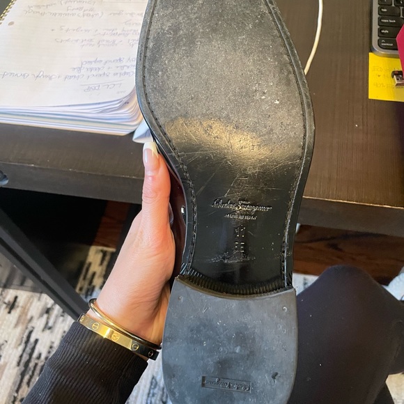 Mens Salvatore Ferragamo Patent leather shoes size 11 - Picture 5 of 6